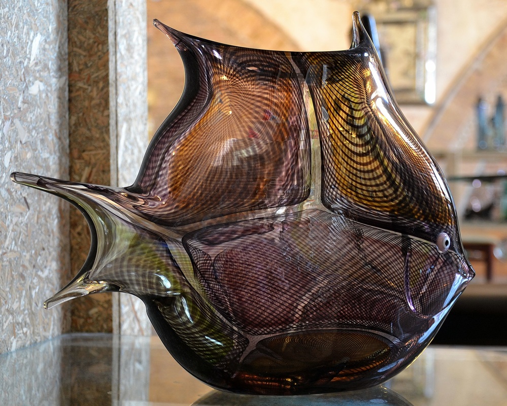 Murano Glass Vases, Authentic Murano Glass Vases, Modern Murano Glass Vases, Murano Glass Vases at Ex Chiesa Santa Chiara, Murano Glass Fish, Murano Glass Fish Vase, Modern Murano Glass, Murano Art Glass, Venetian Glass Vase
