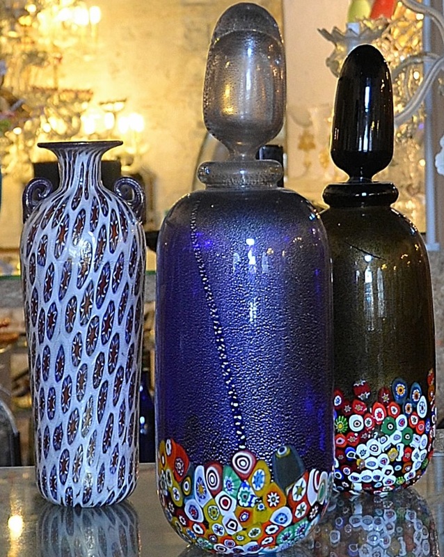 Murano Glass Vases, Authentic Murano Glass Vases, Modern Murano Glass Vases, Murano Glass Vases at Ex Chiesa Santa Chiara, Murano Millefiore Vases, Modern Murano Glass Vases, Murano Glass Decanter