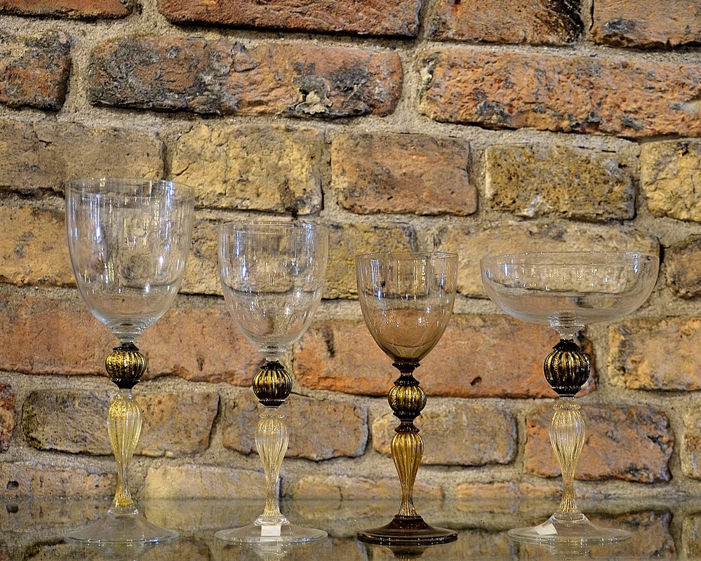 History of Murano, History of Murano Glass, Ex Chiesa Santa Chiara Murano, Cristallo Veneziano, Venetian Glass, Murano Glass Renaissance, Learn History of Murano Glass, Murano Glass Goblets