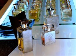 Santa Chaira Murano Perfume, Perfumes from Venice Italy, Perfume Murano Venice, Arno' Perfumes, Arno' Exclusive Personal Perfumes, Create your own perfume Venice, Perfumes at Ex Chiesa di Santa Chiara, Ex Chiesa Santa Chiara Murano, Shopping on Murano in Venice, Eklipsense by Arno'